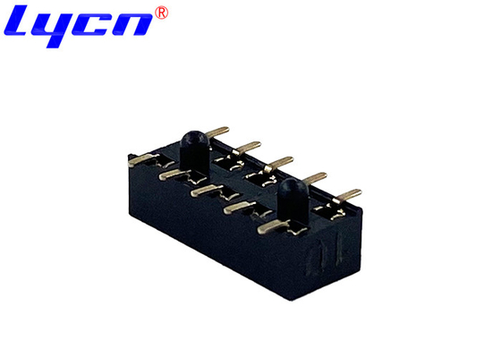 SMT 1.27 mm Pitch Female Connector Gold Or Tin Over Ni Plating Dual Row Header