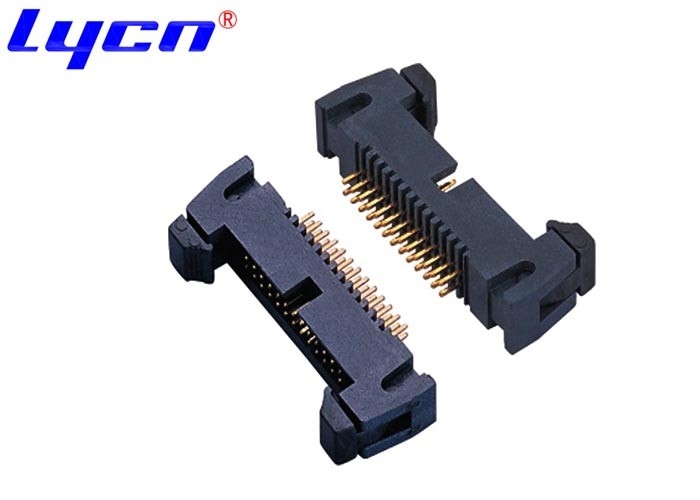 DIP 180 Degree Ejector Header 1.27mm Spacing Plastic Horn Pin Connector